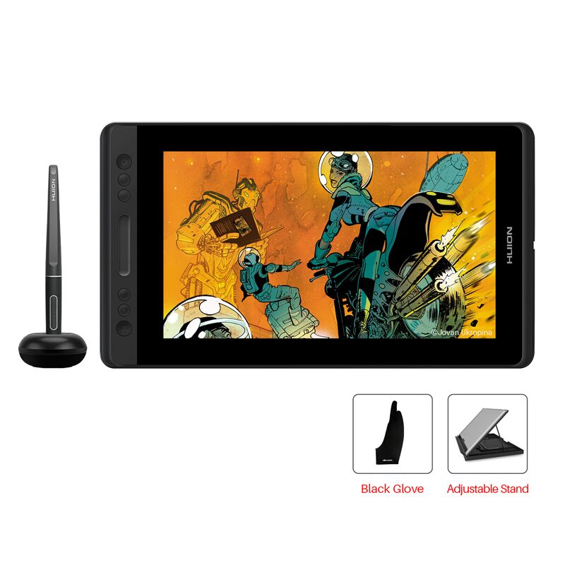 HUION Kamvas Pro 12 GT-116 Pen Tablet Monitor Art Graphics Drawing